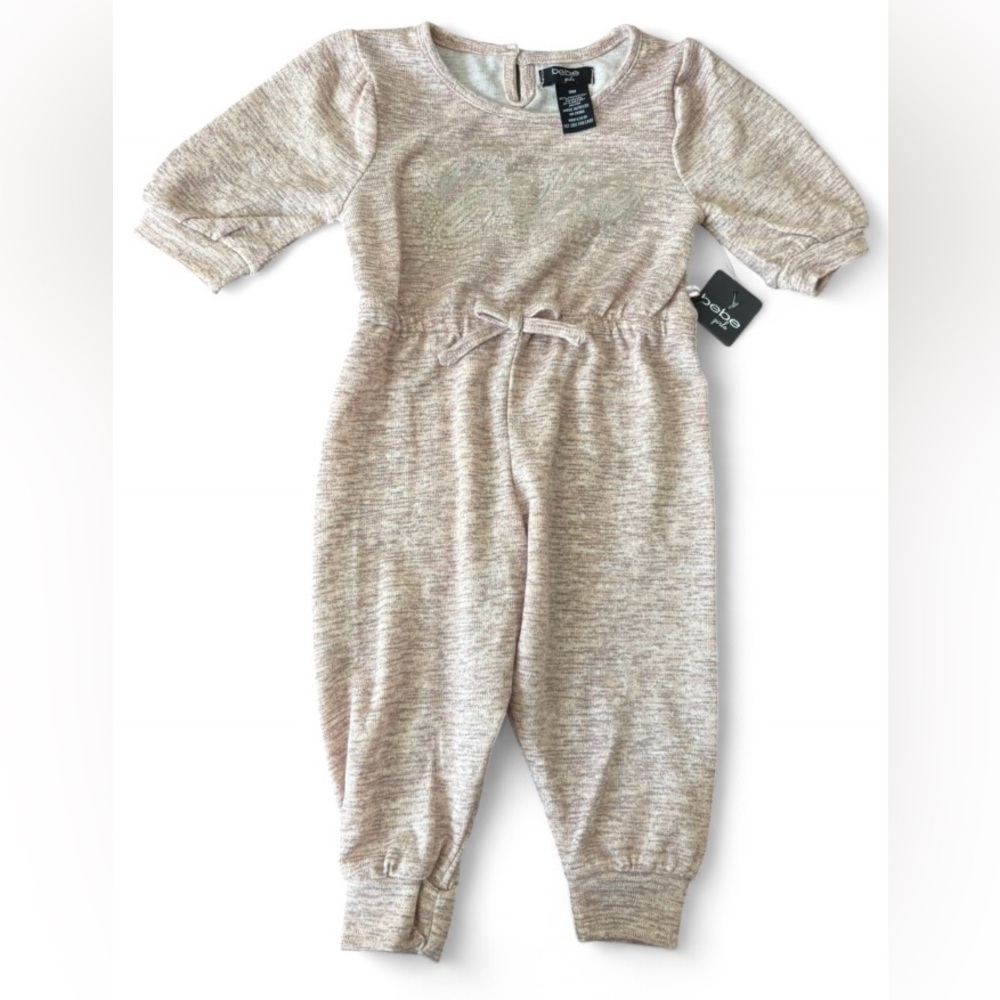 Bebe Baby Beige Jumpsuit